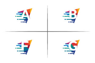 Abfg Colorful Mosaic Logo: Creative Design Inspiration