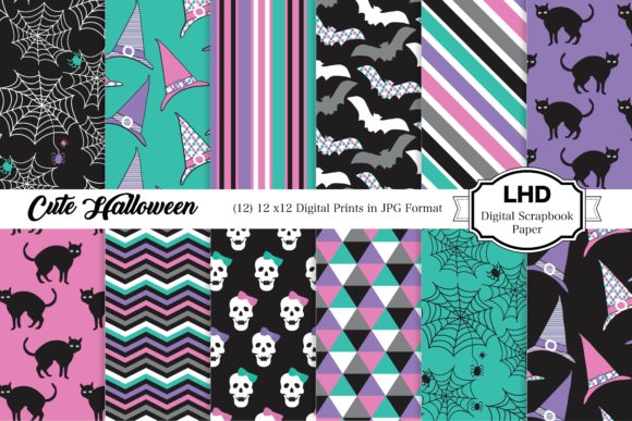 Cute Halloween Digital Prints
