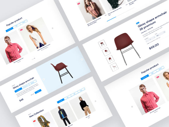 E-Commerce UI KIT: A Comprehensive Design Resource for Modern Web Projects