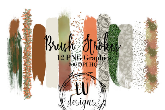 Fall Brush Strokes Overlay Clipart: A Creative Resource for Designers and Artists