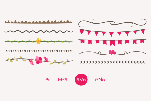 Hand Drawn Text Dividers Clipart Set: A Versatile Design Resource