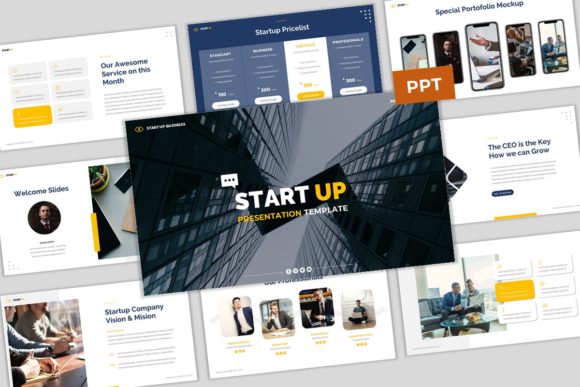 Start Up PowerPoint Template: A Modern Tool for Professional Presentations