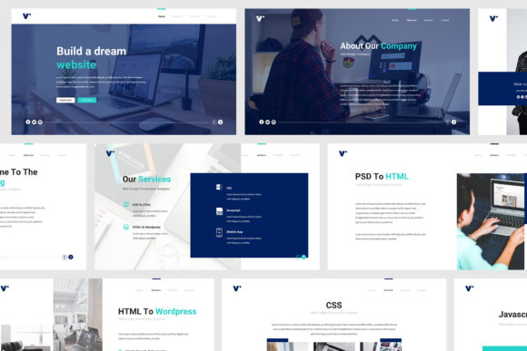 Website Design Keynote Template